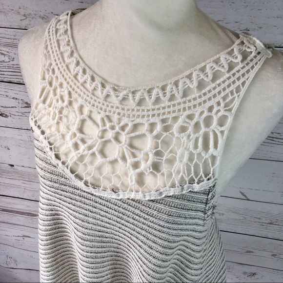 😎 Lace & stripe knit swing tank - Picture 4 of 8